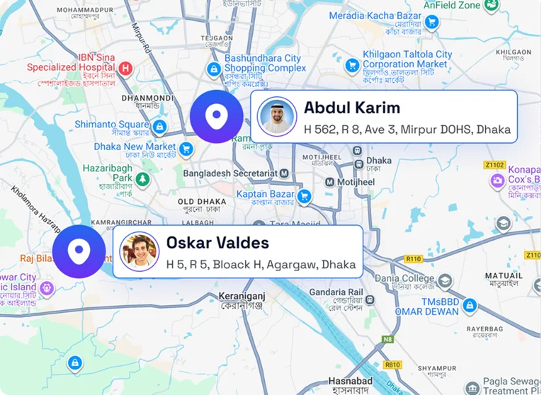 Real-Time Location Updates